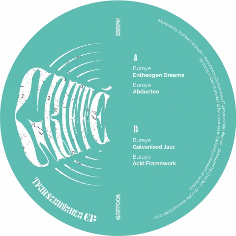 ( GRFF 006 ) BURAYE - Transcendence EP ( vinyl 12" ) Griffe